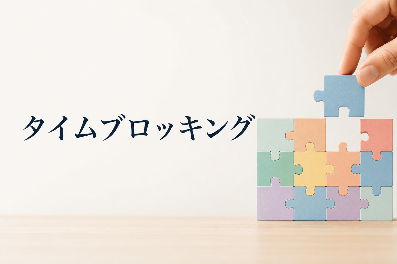 タイムブロッキングのやり方｜1日を時間のブロックで設計する手帳術