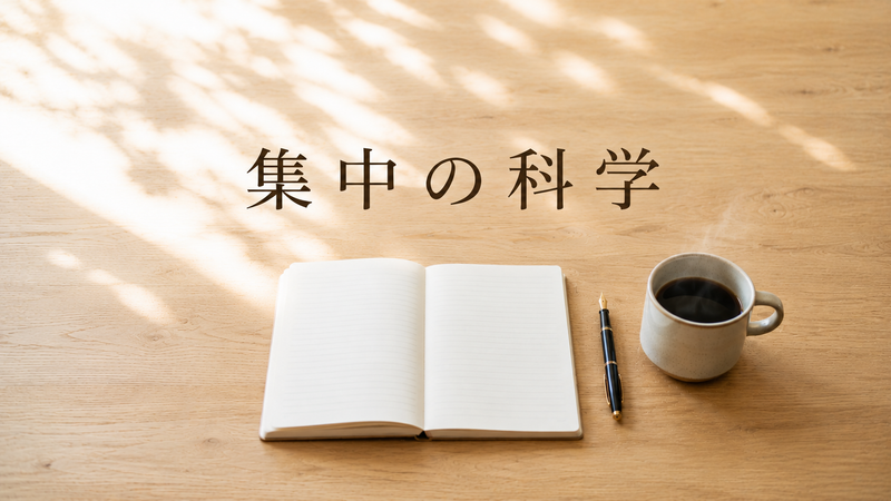 集中力が続かない原因とは｜脳科学が示す7つの落とし穴と対処法