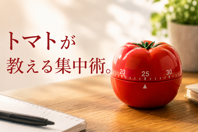 ポモドーロ・テクニック完全ガイド｜25分×4セットで集中を持続させる方法